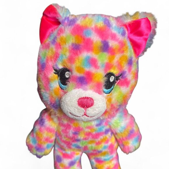 Build-A-Bear BAB Buddies 9" Rainbow Confetti Kitty Cat Plush - Picture 2 of 7